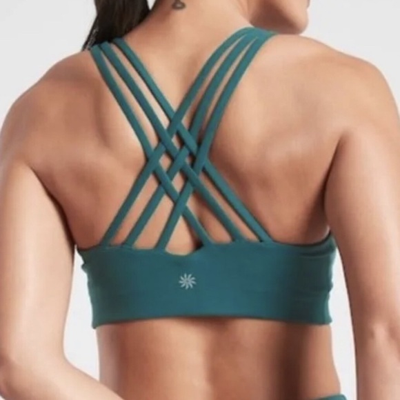 Athleta hyperfocused bra in dark teal - Picture 1 of 7